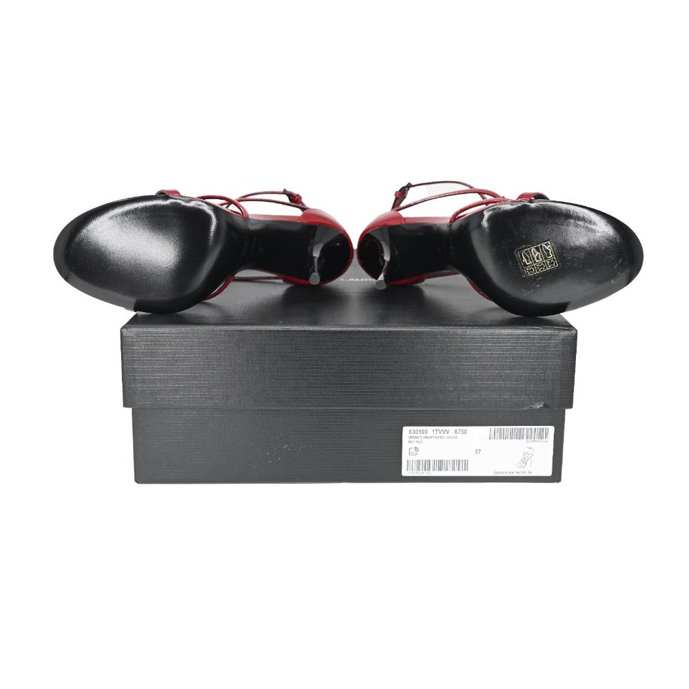 Saint Laurent Cassandra Heeled Sandals - Picture 8 of 8